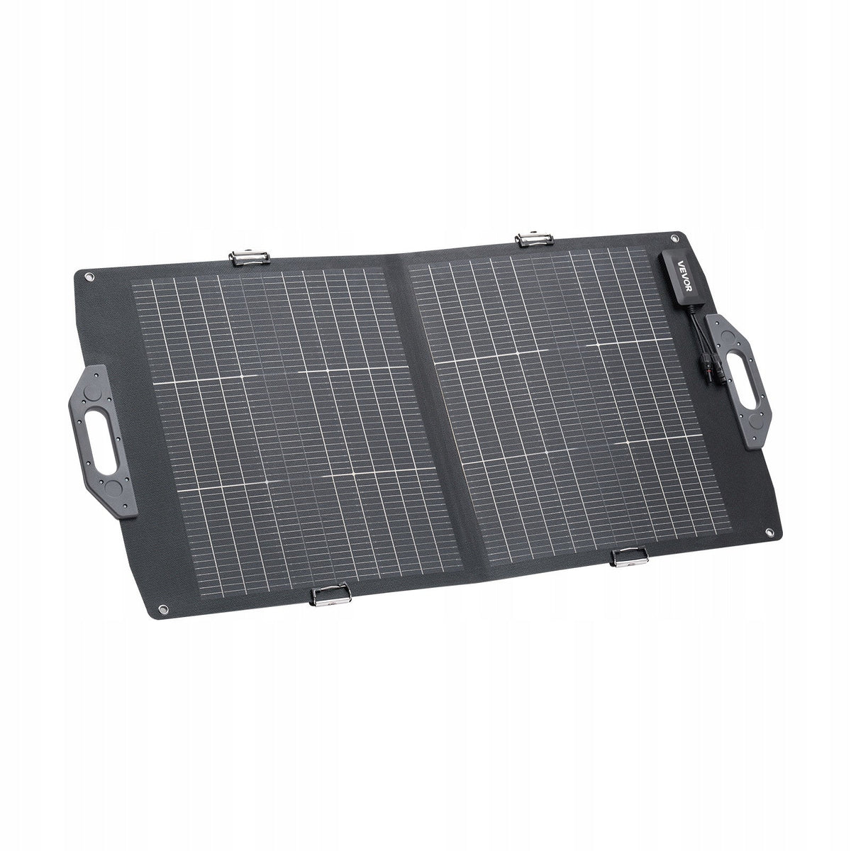 SKŁADANY PANEL SŁONECZNY VEVOR 100W DWUSTRONNY 16-PUNKTOWY