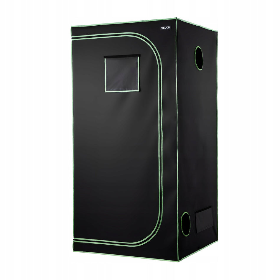 PROFESJONALNY NAMIOT DO UPRAWY VEVOR 100X100X200 CM 600D MYLAR GROWBOX