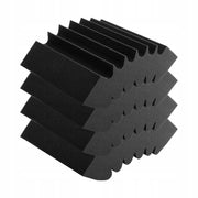 ZESTAW 4 PANELI AKUSTYCZNYCH VEVOR PIANKA SAMOPRZYLEPNA 42X16X30 CM CZARNY