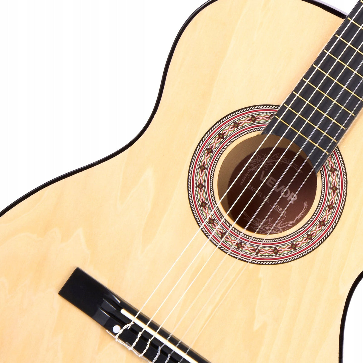 VEVOR GITARA KONCERTOWA 960 MM DREWNIANY ZESTAW STARTOWY NAJLEPSZY DLA