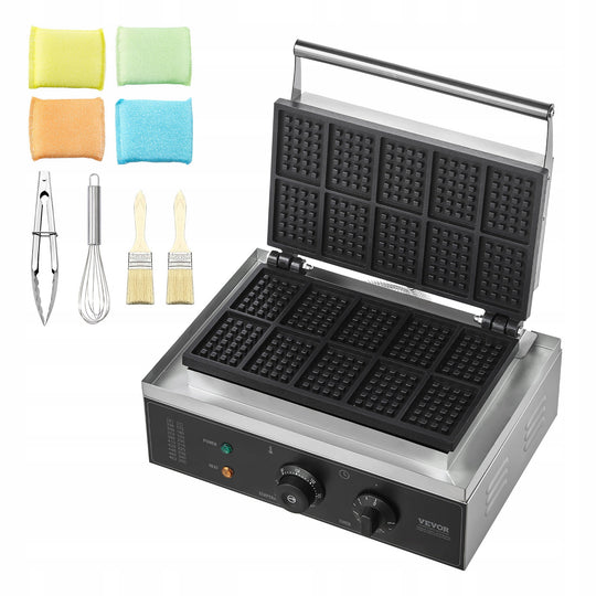 PROFESJONALNA GOFROWNICA VEVOR 1550W STAL NIERDZEWNA POWŁOKA