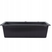ZLEW KUCHENNY GRANITOWY VEVOR 838X559X222 MM CZARNY NATYNKOWY PREMIUM