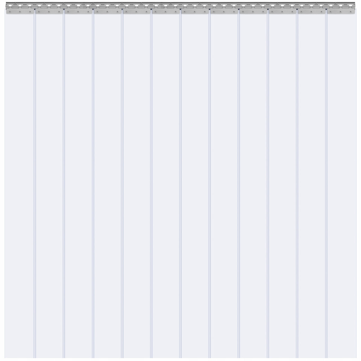 PROFESJONALNA ZASŁONA PASKOWA PVC VEVOR 243X182 CM GRUBOŚĆ 2 MM DO MAGAZYNU