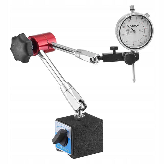 PROFESJONALNY CZUJNIK ZEGAROWY VEVOR Z MAGNETYCZNĄ PODSTAWĄ 0.03MM
