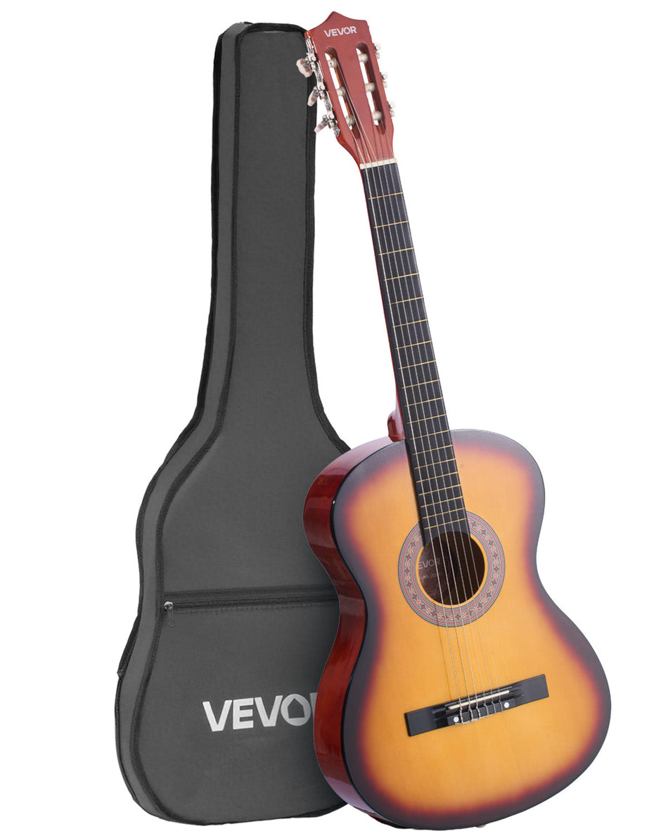 VEVOR GITARA KONCERTOWA 38 CALI 960 MM DREWNIANY ZESTAW STARTOWY NAJLEPSZY