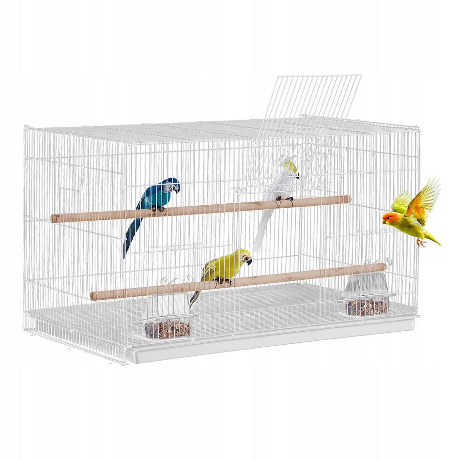 VEVOR KLATKA DLA PTAKÓW METALOWA 76X46X46 CM DLA MAŁYCH PAPUG PREMIUM