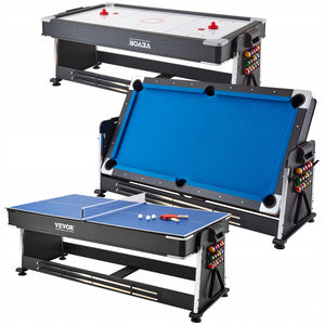 STÓŁ WIELOFUNKCYJNY VEVOR 3 W 1 OBROTOWY BILARD HOKEJ PING PONG PREMIUM