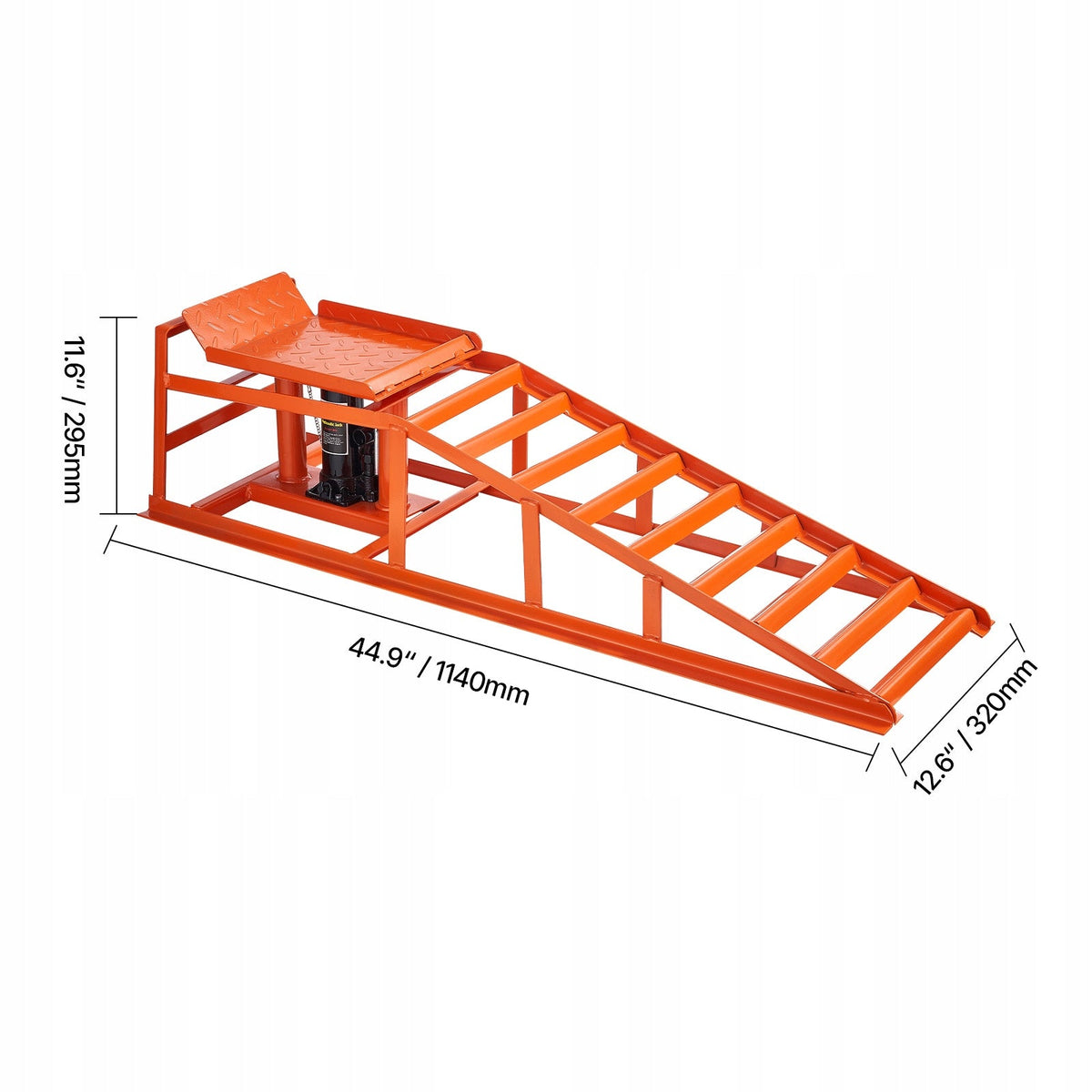 HYDRAULICZNE RAMPY SAMOCHODOWE VEVOR 2 SZT 270-360 MM MOCNE I TRWAŁE