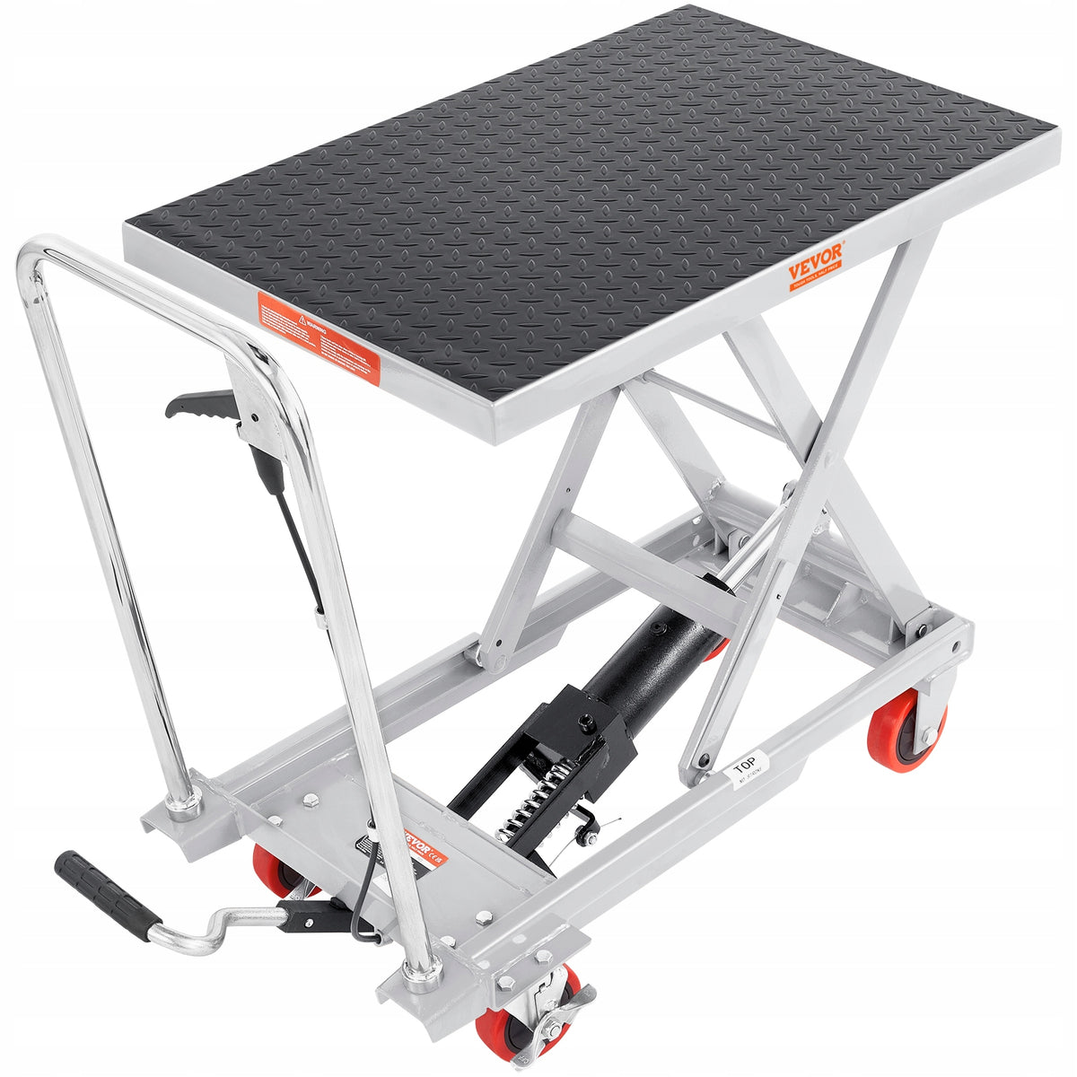 PODNOŚNIK NOŻYCOWY HYDRAULICZNY VEVOR 230 KG MOCNY WÓZEK PODNOŚNIKOWY