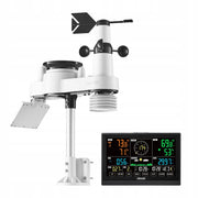 VEVOR 7 W 1 BEZPRZEWODOWA STACJA POGODOWA SOLARNA 7 5 CALA IPX6 MOCNA