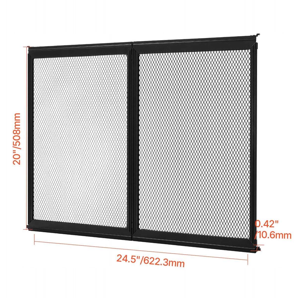 MOSKITIERA NA DRZWI PRZYCZEPY KEMPINGOWEJ VEVOR 673X508 MM ALUMINIUM MOCNA