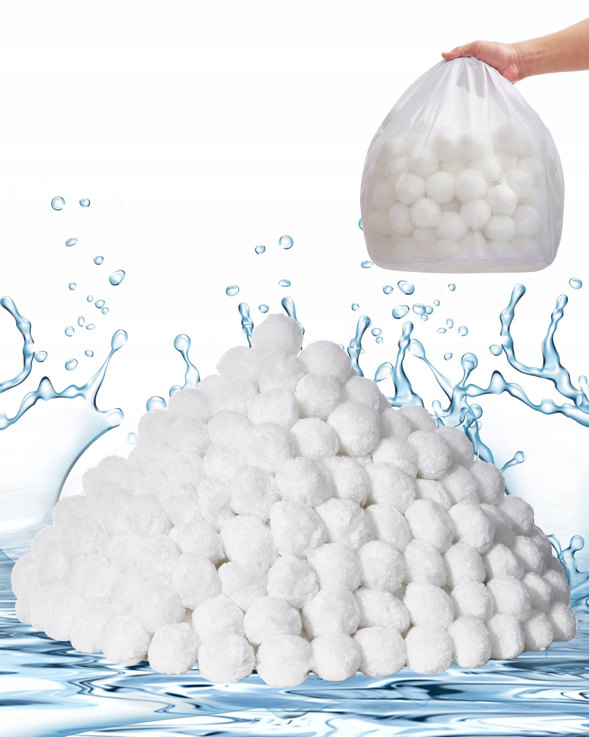 VEVOR MOCNE KULE FILTRACYJNE DO FILTRÓW PIASKOWYCH 2.1 KG PREMIUM