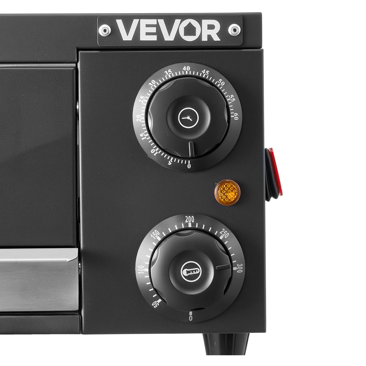PROFESJONALNY PIEC ELEKTRYCZNY DO PIZZY VEVOR 30 CM 1450W 25-300 C STOŁOWY
