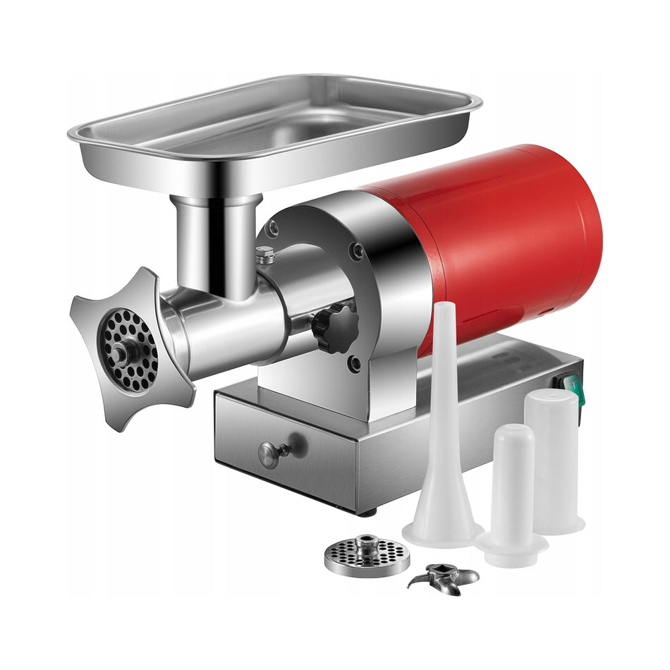 MASZYNKA DO MIELENIA MIĘSA VEVOR 1100W 300KG H 180OBR MIN SOLIDNA STAL