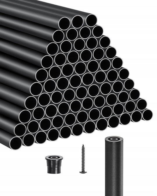 BALUSTRADA VEVOR ALUMINIOWA 101 ELEMENTÓW TRALKA SCHODOWA 19X813 MOCNA