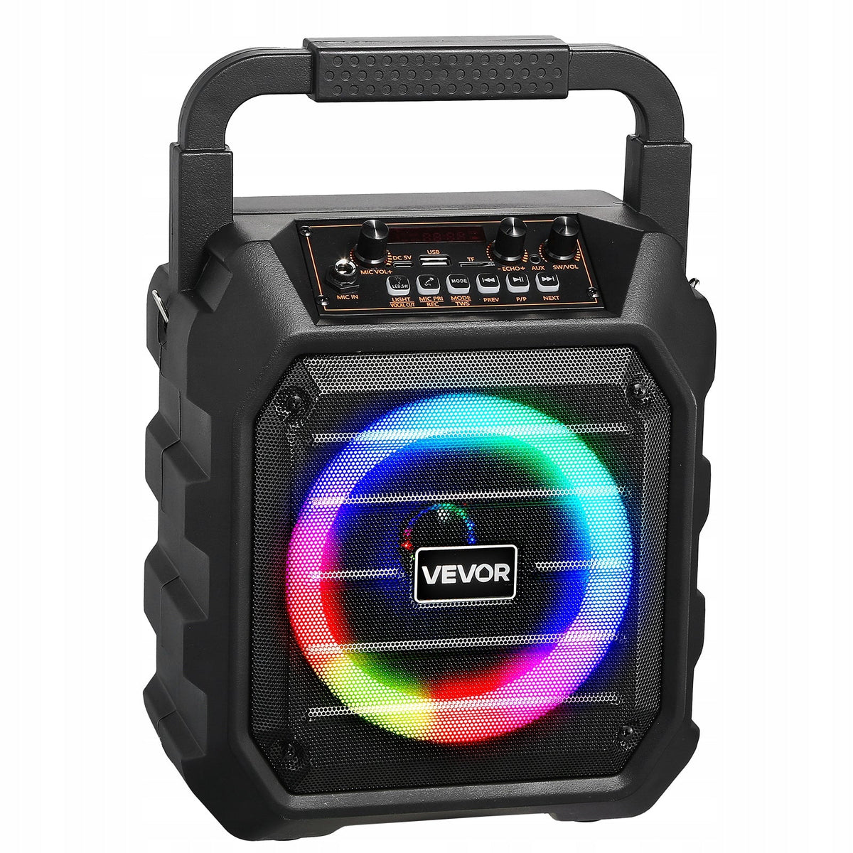 PROFESJONALNY GŁOŚNIK PRZENOŚNY BLUETOOTH VEVOR 20W 6.5 CALA