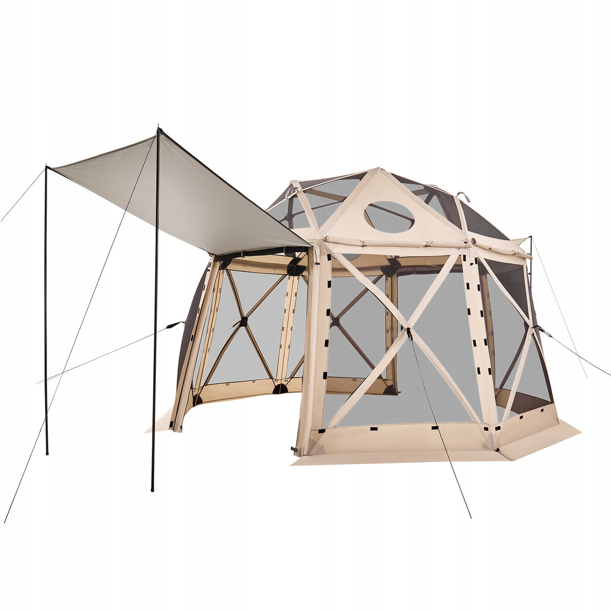 VEVOR PAWILON ROZKŁADANY 3 6X3 6M 13-STRONNY SFERYCZNY NAMIOT PREMIUM