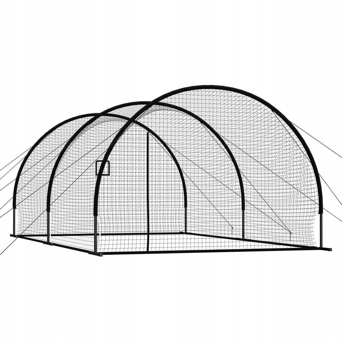 PROFESJONALNA SIATKA DO KLATKI BASEBALL VEVOR 606 X 366 X 250 CM