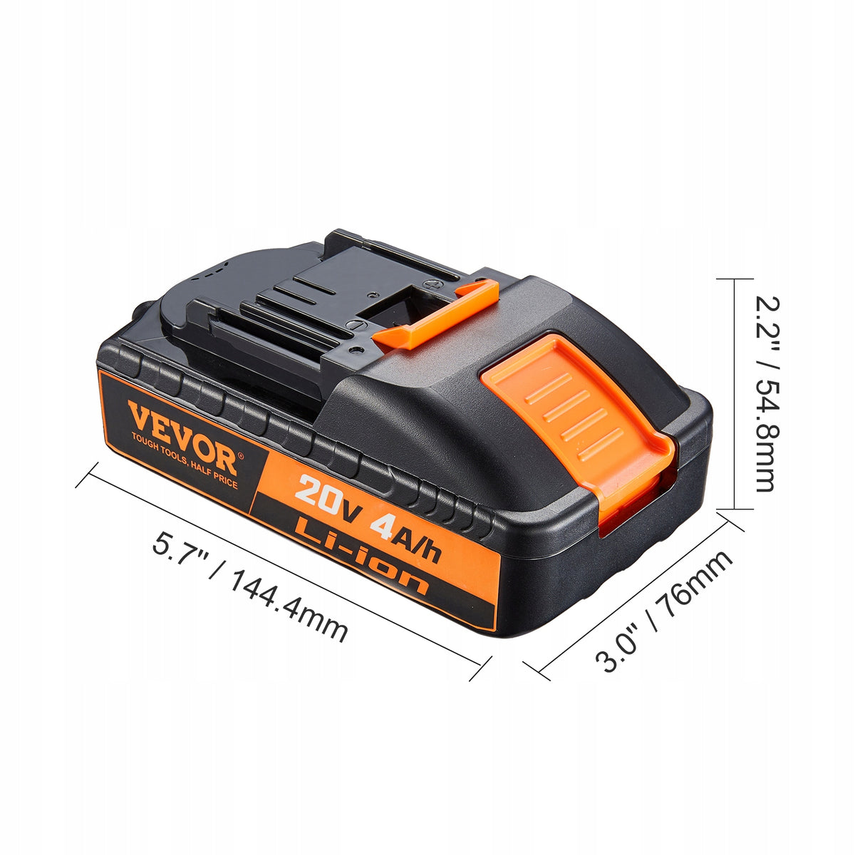 VEVOR 20V 4000MAH AKUMULATOR LITOWY ZAMIENNY DO ELEKTRONARZĘDZI MOCNY