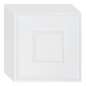 PŁYTY SUFITOWE VEVOR 12 SZT 24X24 CALE PREMIUM PVC PODWIESZANE EASY MONTAŻ