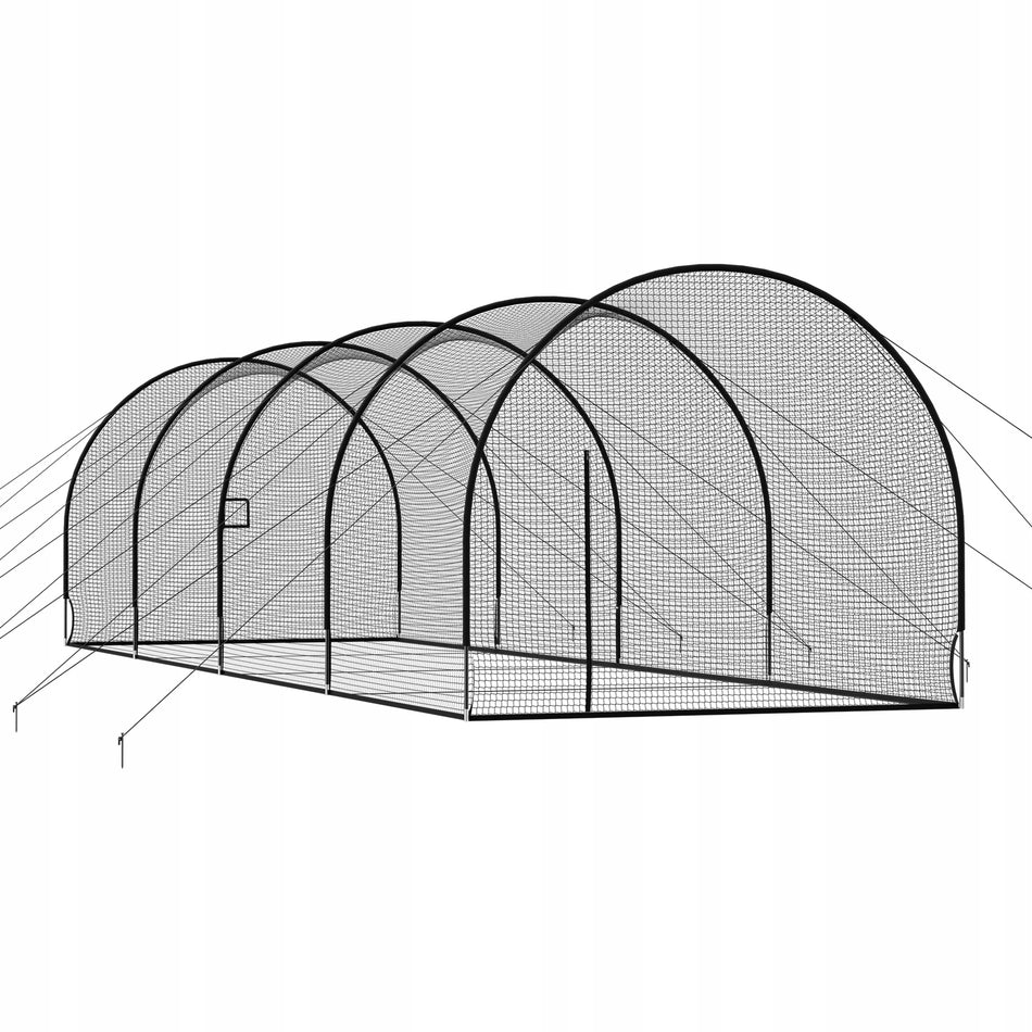 SIATKA DO KLATKI BASEBALL VEVOR 1220X370X305 CM PROFESJONALNA MOCNA